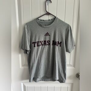 Adidas Adult small Texas A&M shirt. Dri-fit like material.